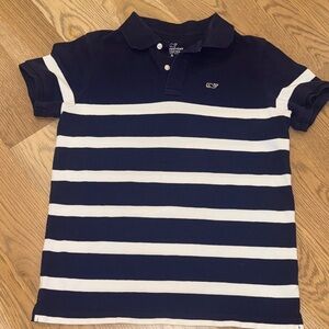 Vineyard Vines Heritage Navy & White Stripe Polo